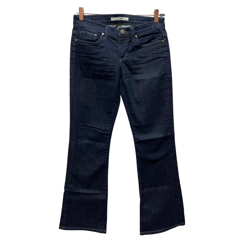 Joe's Jeans Women's Dark Wash Rocker Bootcut Jeans Size 27 low rise y2k